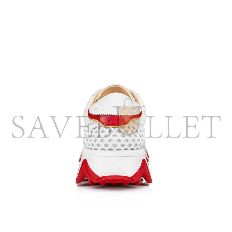 Chr1st1an louboutin loubishark calfskin sneakers white 3200517wh43